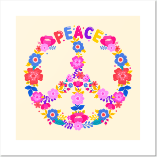 Peace wreath Posters and Art